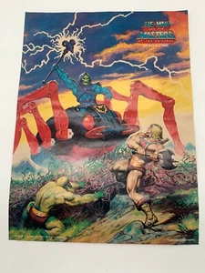HE-MAN MASTERS OF THE UNIVERSE #2 MAGAZINE POSTER  1985 - Picture 1 of 3