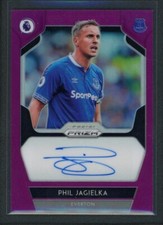 2019-20 PHIL JAGIELKA 47/99 AUTO PANINI PRIZM PREMIER LEAGUE PURPLE AUTOGRAPHS