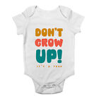Don't Grow Up Baby Grow Vest It's a Trap Funny Bodysuit Boys Girls Gift