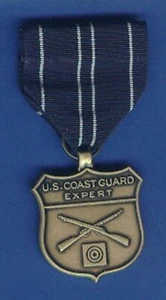 MEDALLA DE RIFLE EXPERTO GUARDACOSTAS DE EE. UU. - Imagen 1 de 1