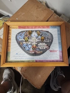 Guide to Disneyland 35th Anniversary Pin Set (5) 35 Years of Magic Map COMPLETE - Picture 1 of 7