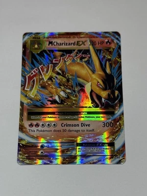 Mega M Charizard Y EX 13/108 XY Evolutions Holo 2016 Pokemon Card TCG NM/LP - Image 1 of 2
