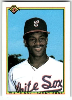 1990 Bowman #312 Sammy Sosa novato controle remoto perfeito! *004 - Imagem 1 de 2