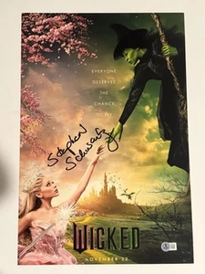 STEPHEN SCHWARTZ SIGNED 12x18 POSTER AUTOGRAPHED WICKED MOVIE COMPOSER BAS COA - Picture 1 of 2