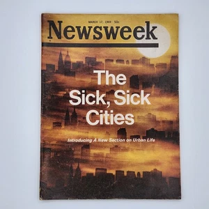Revista Newsweek vintage marzo 1969 Urban Life - Imagen 1 de 8