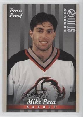 1997-98 Donruss Studio Silver Press Proof /1000 Michael Peca #72 - Image 1 of 2