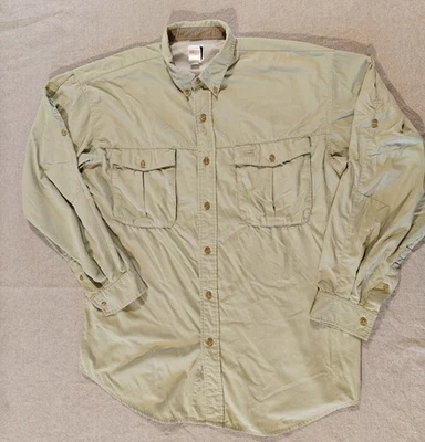 Camisa de pesca ventilada The North Face para hombre talla L verde salvia manga larga Foto 1 de 4