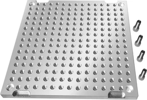 Mini palet mecanizado de precisión placa de accesorio de aluminio MIC-6 8"x8"x1/2" MIC-6 - Imagen 1 de 4