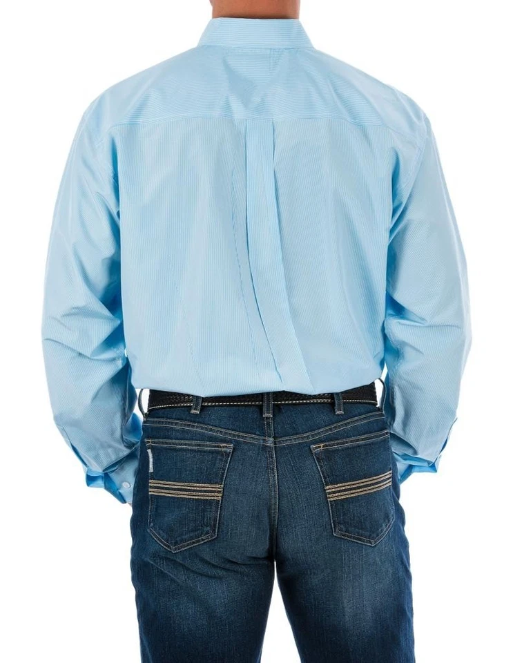 Cinch Men's Striped Print Shirt - Big and Tall - MTW104732X 3X