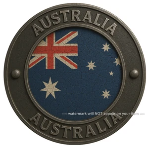 Pegatina de vinilo decorativa bandera país Australia #S 012 - dos piezas - Imagen 1 de 1