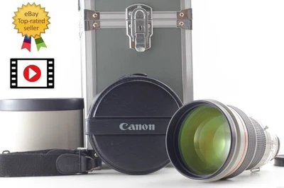 Rare! "New FD"【MINT++ w/ Trunk Case】Canon New FD 200mm f1.8 L Telephoto MF Lens - Image 1 of 4