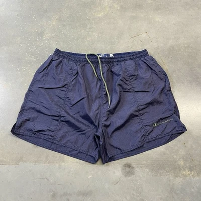 Pantalones Cortos de Natación Vintage Años 90 Y2k Champion Azul con Bolsillos Talla XL Forrados 5 Entrepiernas Foto 1 de 4