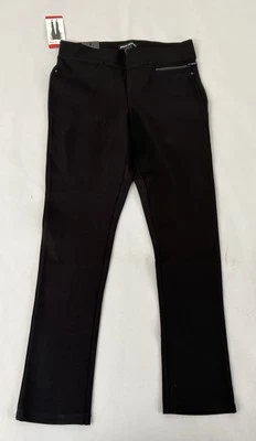 Pantalones Ponte DKNY Jeans Cómodos Elastizados Negros NEGROS Medianos Nuevos con Etiquetas Foto 1 de 4