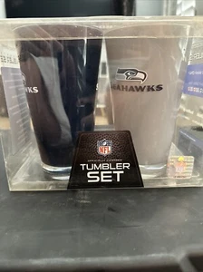 High Quality Seattle Seahawks Tumbler Set! 2x 20oz. Tumblers NFL - Picture 1 of 2