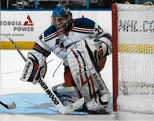 Autographed New York Rangers Chad Johnson 8x10 Photo Original - Picture 1 of 2