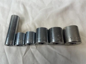 LOT MISC. Vintage Craftsman 1/2" Deep Shallow Socket 6 Pt 12pt 3/8" USA 43332 #5 - Bild 1 von 5