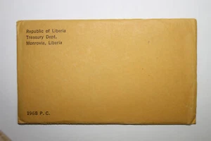 Unopened 1968 P.C. Proof Set From The Republic Of Liberia Original Pack(NUM7393) - Picture 1 of 2