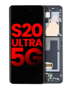 Assemblage OLED avec cadre compatible pour Samsung Galaxy S20 Ultra 5 - Photo 1 sur 1