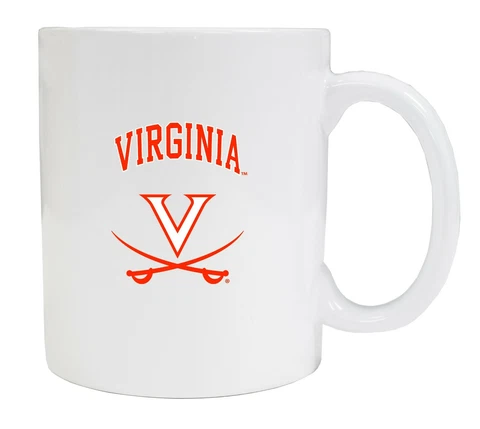 Virginia Cavaliers Coffee Mug-NCAA White Ceramic Mug Set 2 Pack Cover