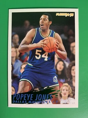1994-95 Fleer Popeye Jones #50 Dallas Mavericks - Image 1 of 2