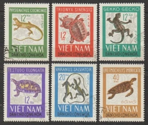 1966 North Vietnam Stamps Reptiles Scott # 413-418 Cto NH - Picture 1 of 1
