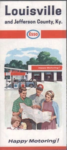 Esso Road Map 1966: Louisville NOS - Bild 1 von 1