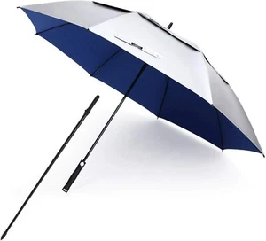 G4Free Vented UV Golf/Beach Umbrella 68" Arc, Auto Open Oversize Extra Large Win - Picture 1 of 12