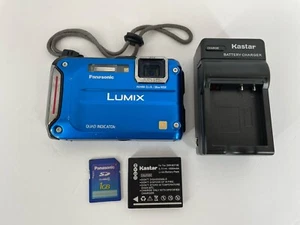 Cámara digital/accesorios Panasonic Lumix DMC-TS4 12,1 MP impermeable con choque GPS - Imagen 1 de 7