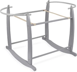 Clair de Lune | Deluxe Rocking Moses Basket Stand | Fits all Palm & Wicker Moses