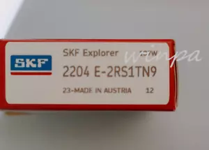 SKF 2204 E 2RS1TN9 Rubber Seal Self Aligning Ball Bearing 20x47x18mm NEW - Picture 1 of 3