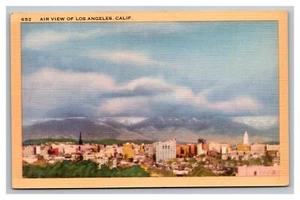 Vintage 1940er Postkarte Panoramablick Innenstadt Los Angeles Kalifornien - Bild 1 von 2