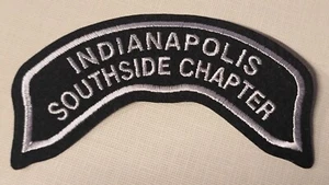 Harley Davidson Motorcycle HOG Indianapolis Southside Chapter Silver Patch New - Picture 1 of 3