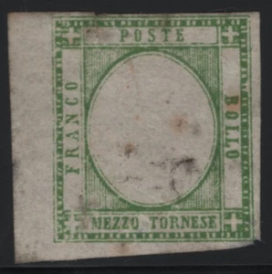 ITALY - Naples 1861 1/2t - Used - Picture 1 of 2