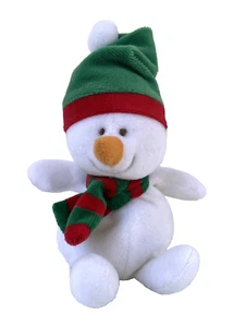 Ty Beanie Snowman ‘Icecaps’ Jingles, Excellent Condition, Very Clean Christmas - Picture 1 of 4