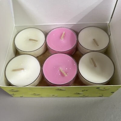PartyLite Tealight Sampler Box 12 Pretty Florals 4-6hrs Burn time each P84103 - image 1 of 4