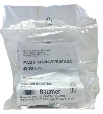 Baumer FADK 14U4470/S35A/IO IO-Link Distance Sensor - Image 1 of 3