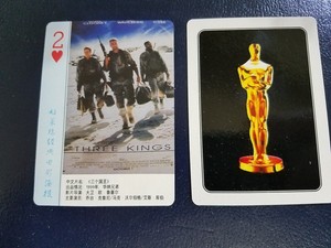 George Clooney Mark Wahlberg Ice Cube Three Kings Hollywood Playing Card