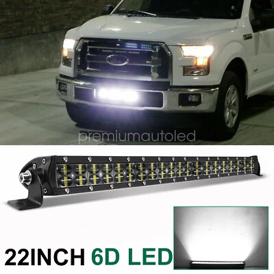 For 2004 2005 Ford F150 Front Bumper 22INCH Spot Flood LED Light Bar 390W 2-Rows - Image 1 of 4