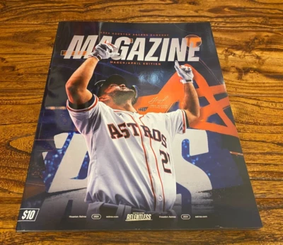 March / April 2024 Houston Astros Game Day Program Jose Altuve Relentless MINT - Image 1 of 4