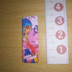 A69861 Digimon Adventure | Insignia de lata larga | Sora & Biyomon (Piyomon) - Imagen 1 de 3