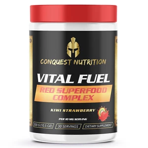 Conquest Nutrition Vital Fuel Red Superfood Kiwi Erdbeergeschmack - 30 Portionen - Bild 1 von 2