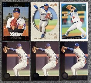 CHAN HO PARK 1996-2009 Baseball Card Lot! 6x Cards, Dodgers Mets