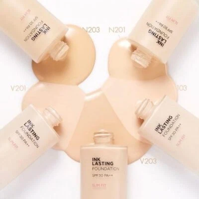 THE FACE SHOP fmgt Ink Lasting Foundation Slim Fit EX 30 ml SPF 30 PA++, KBeauty - Image 1 of 2