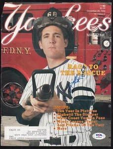 Dave Righetti Autographed 8x10 Yankees Magazine Cover Fireman PSA/DNA Authentic - Picture 1 of 4