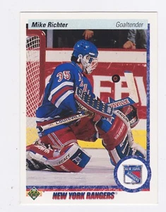 1990-91 Upper Deck Hockey - Base - Mike Richter #32 - Rookie - Picture 1 of 1