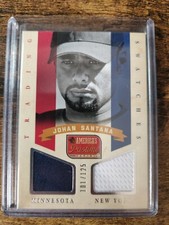 2013 Panini America's Pastime Johan Santana Trading Swatches 101/125 #TS-JS Mets