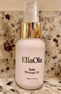 EllaOla Baby Massage Oil | 100% USDA Organic | Baby Essen..5 fl. oz, NOT SEALED