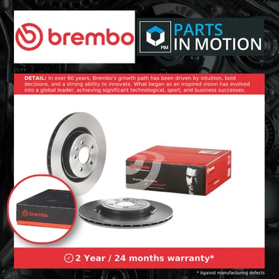 2x Brake Discs Pair Vented Rear 325mm 09.C209.11 Brembo Set T4A2061 LR090699 New — 第 1/4 张图片