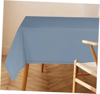  Cotton Linen Table Cloth Rectangle Table 108x60 108" x 60" (Rectangular) Grey - Image 1 of 4