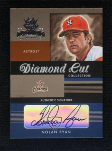 Donruss Diamond Kings Cut Collection 2003/50 Nolan Ryan #DC-21 Auto Salón de la fama - Imagen 1 de 4